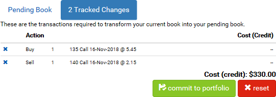 Tracked Changes to the Pending Book